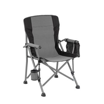   Leziter Comfort karfás horgász szék pohártartóval szürke